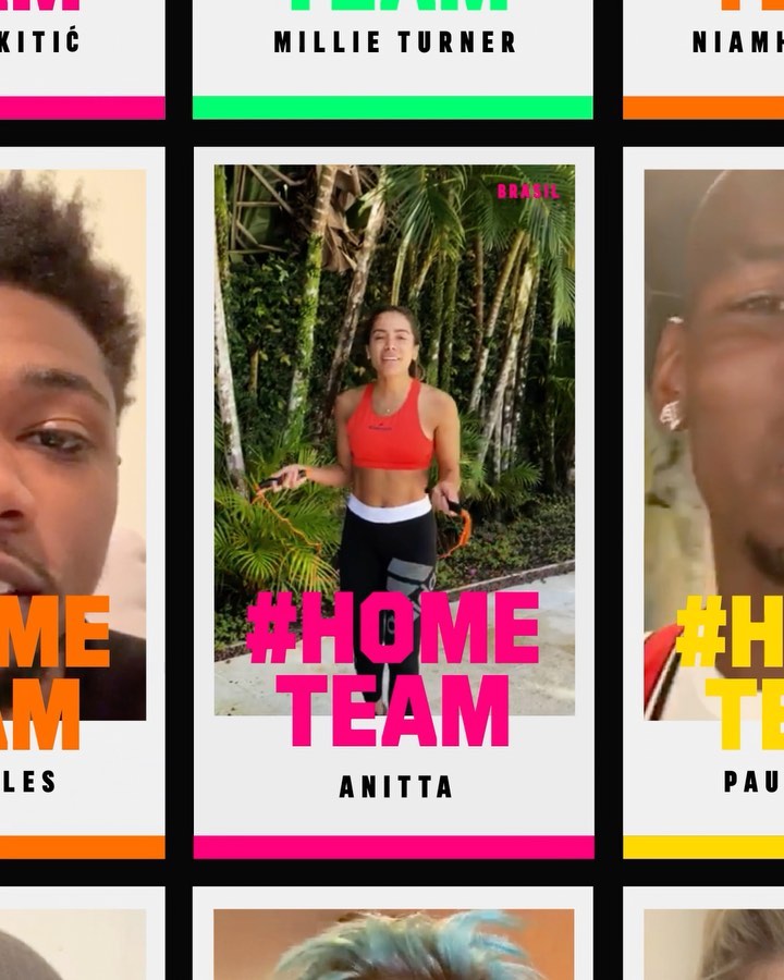 adidas - @Anitta is taking it day by day with a new routine: wake up - workout - repeat. 💪​⁣⁣
​⁣⁣
Our virtual events are here to help the #hometeam keep our hearts, minds and bodies healthy. ​⁣⁣
⁣
Sig...