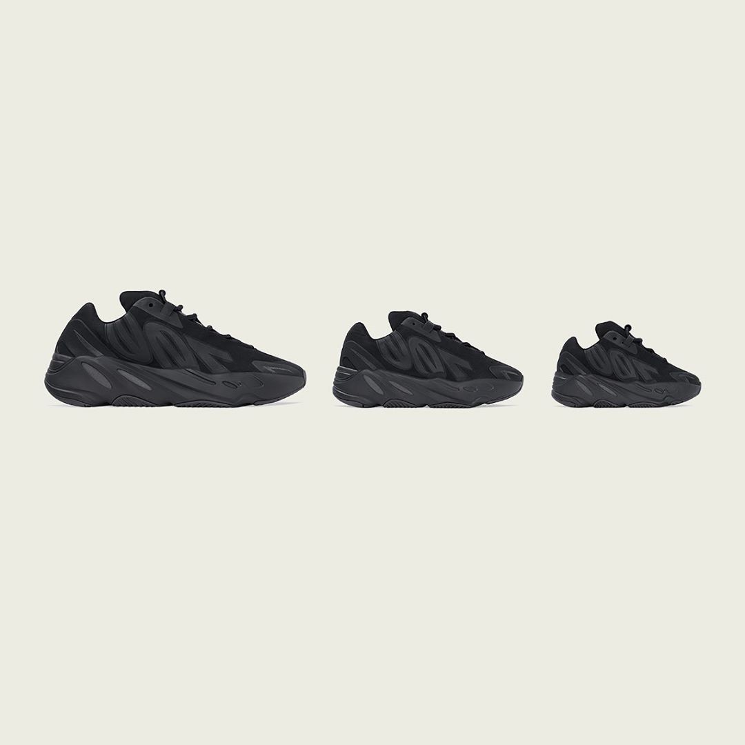 adidas Originals - YEEZY BOOST 700 MNVN BLACK. AVAILABLE MAY 23 EXCLUSIVELY IN ASIA PACIFIC, NORTH AMERICA AND EUROPE AT ADIDAS.COM/YEEZY AND ON THE ADIDAS APP IN SELECT COUNTRIES.