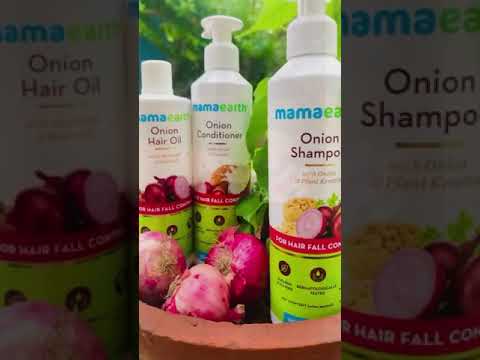 Easy Fix for Hairfall, Damaged & Rough Hair with New Onion Range | #Mamaearth India #Haircare