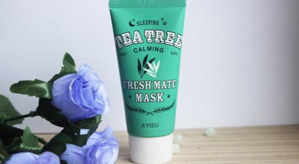 Ночная маска для лица A'Pieu Tea Tree Calming Fresh Mate Mask фото