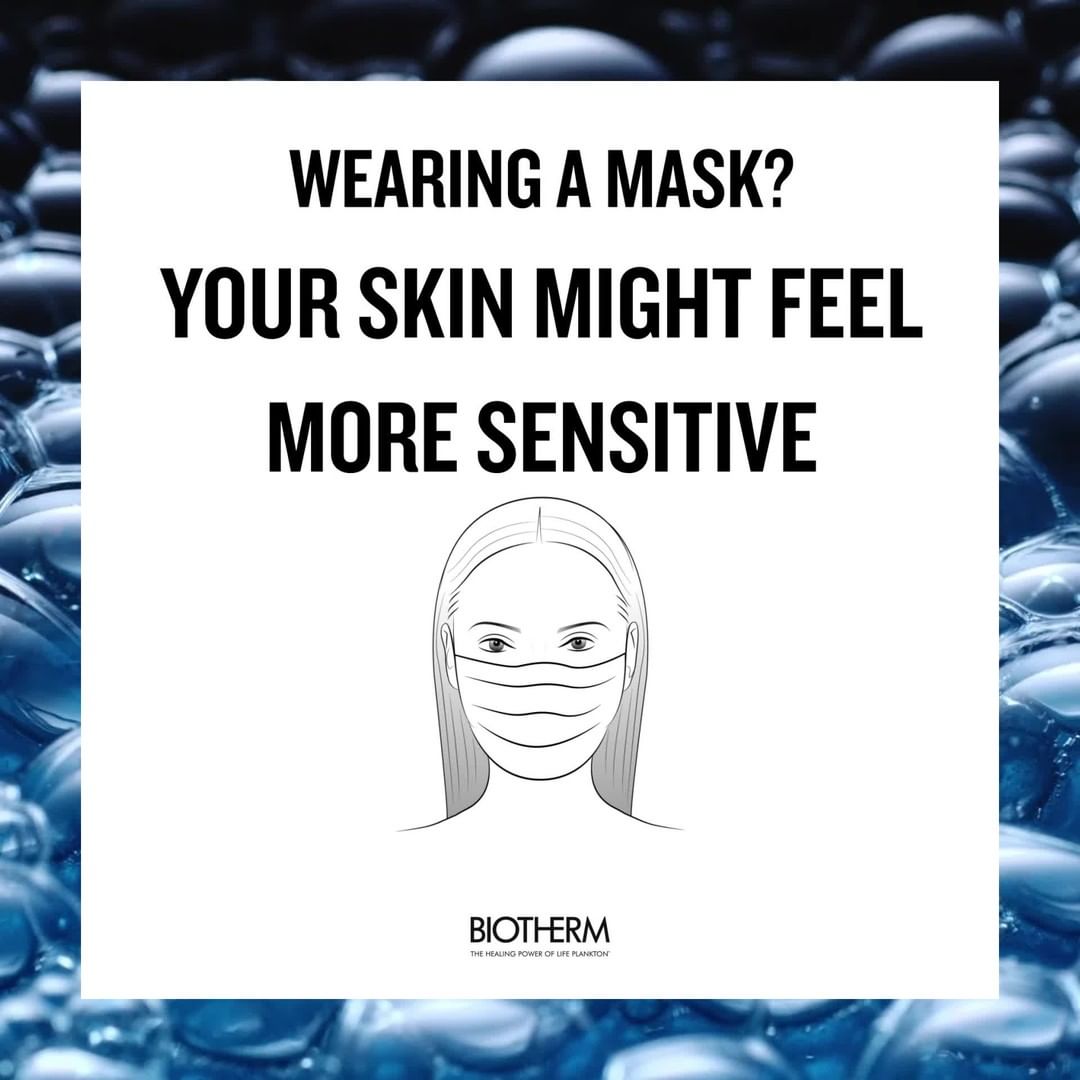 BIOTHERM - We applaud you for protecting yourself and others with daily use of a mask 👏

We also know that "masking" throughout the day can cause your skin to feel extra sensitive and reactive. While...