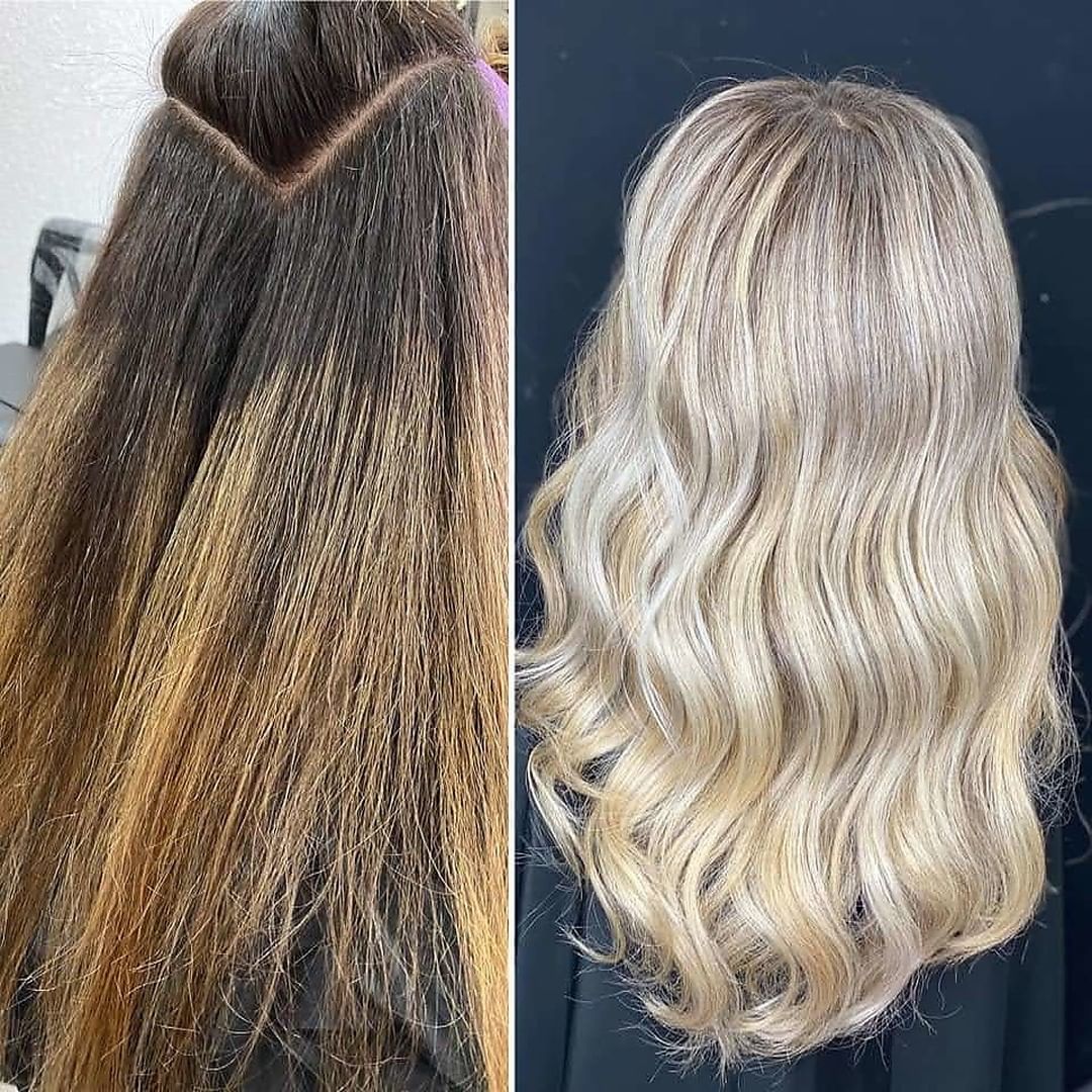 Redken - Tonos rubios brillantes y sanos. ✨ Give it up for @jackieg.beauty 🇺🇸, who turned her client's grown-out highlights into this gorgeous blonde. 
 
Keep reading for the Shades EQ #RedkenRecipe s...