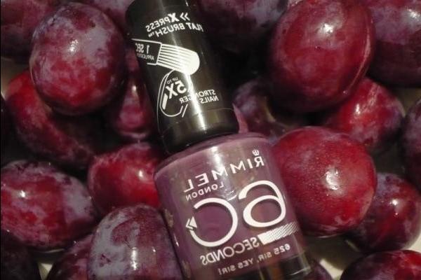 Y si te gusta la ciruela? - Sí, señor! El Barniz De Rimmel 60 Seconds Nº 625 Sir, Yes Sir - reseña