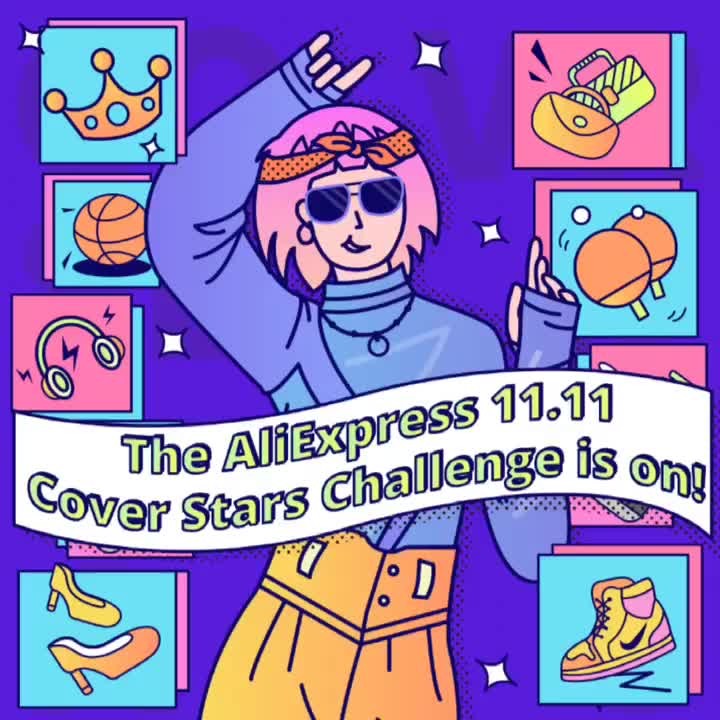 AliExpress - The AliExpress 11.11 Cover Stars Challenge has started! 🥳

Know that feeling when you’ve just bagged a great deal on AliExpress? Dance, sing, or style yourself in a short video on this to...