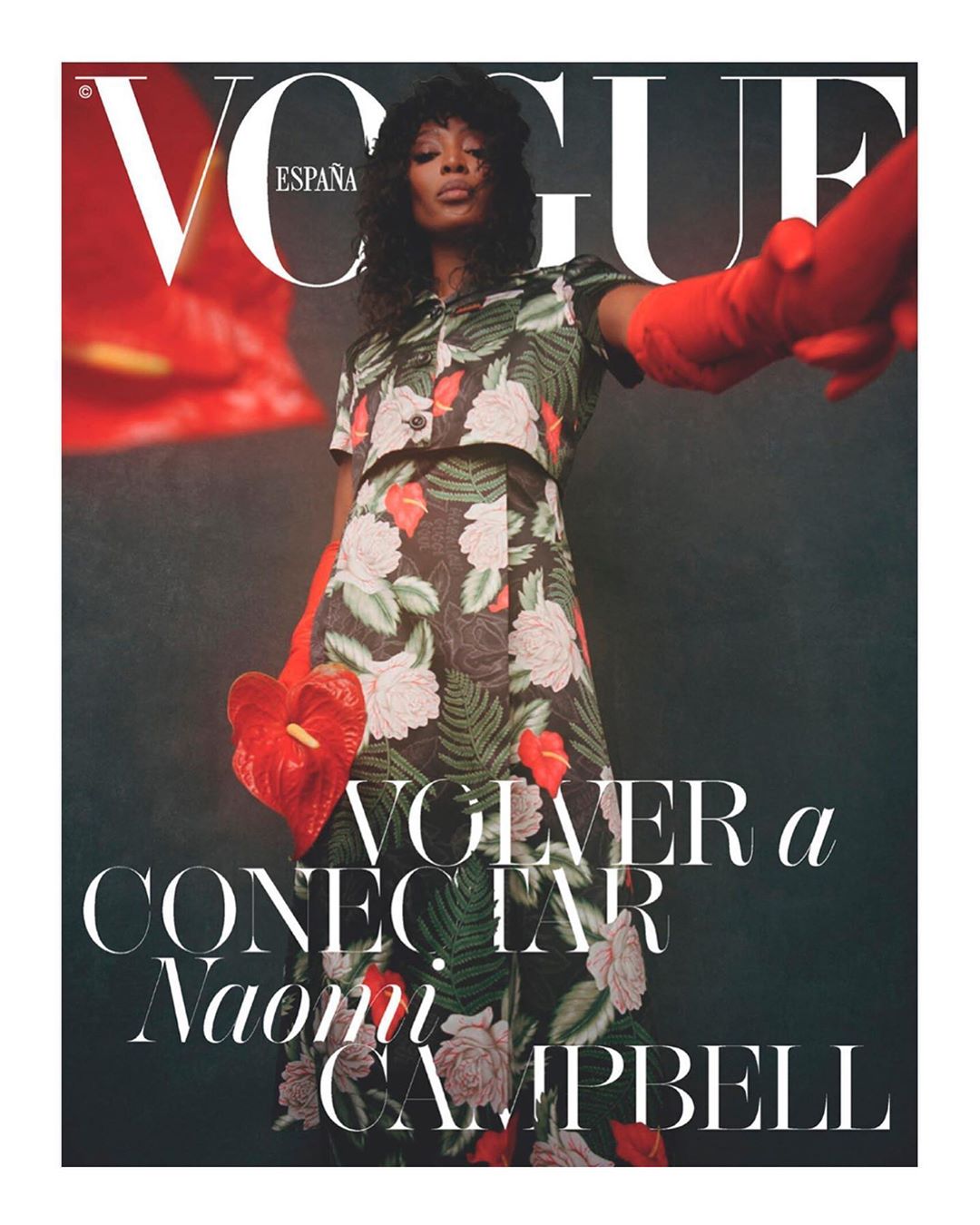 Gucci - @naomi Campbell appears on the cover of @voguespain’s July issue wearing #GucciPreFall20 by @alessandro_michele. #NaomiCampbell is captured by Nadine Ijewere @nadineijewere and styled by Natha...