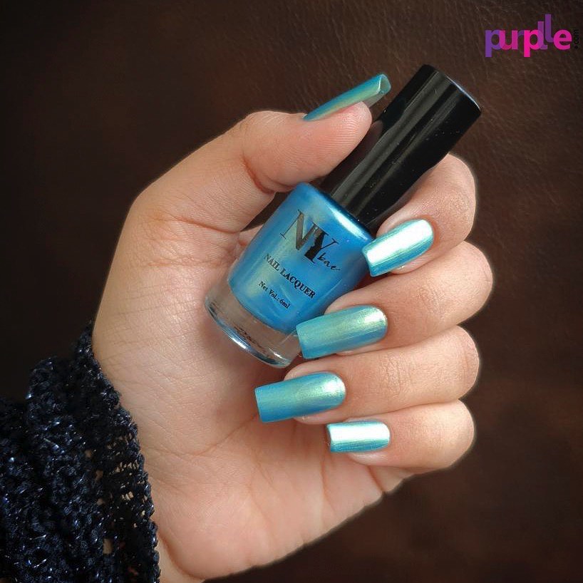 Purplle - Charge your nails up with the electric blue hue! ✨💅✨

The heavenly shade is back to steal the thunder of the party! Explore the expansive range of NY Bae Nail Lacquers and adorn your fingert...