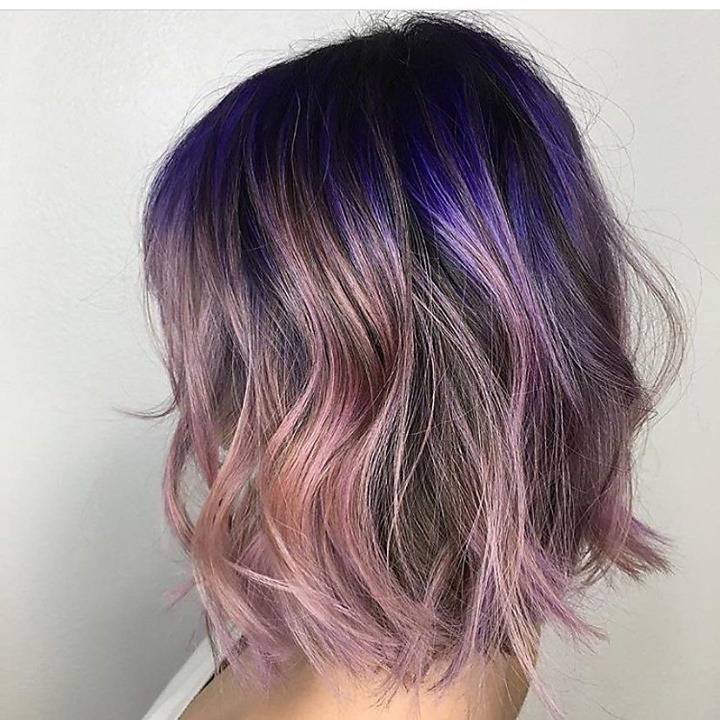 Schwarzkopf Professional - C R A Z Y for you! We’re in LOVE
with these melting purple hues from
@salontribeca 👏

*Formula* 👉 #IGORAROYAL
Pearlescence 9-5.89 with 7 Vol. Ends:
9.5-89 + IGORA #RoyalTake...