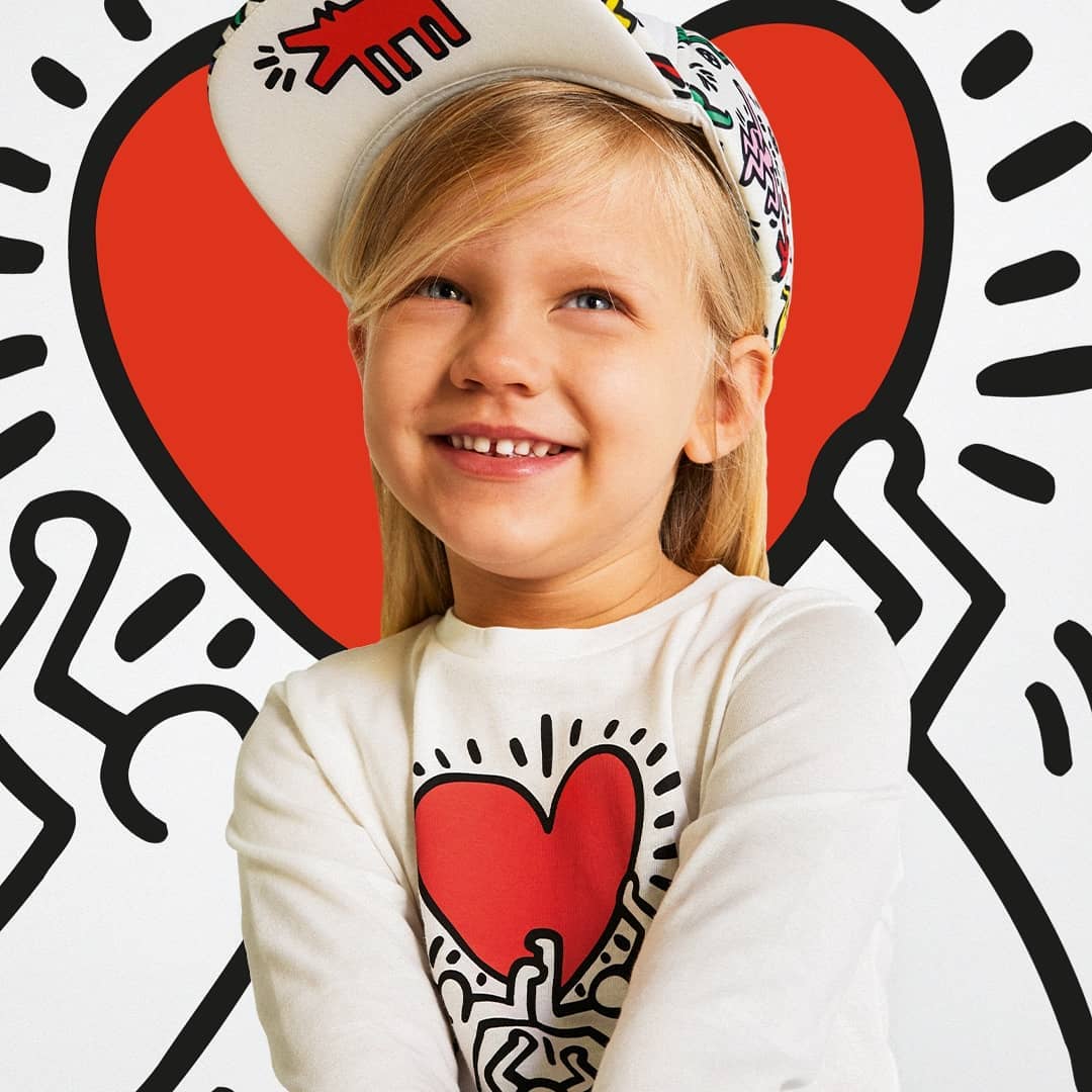 United Colors of Benetton - "Children know something that most people have forgotten”. © Keith Haring Foundation  www.haring.com  Licensed by Artestar, New York
#Benetton #FW20 @jcdecastelbajac