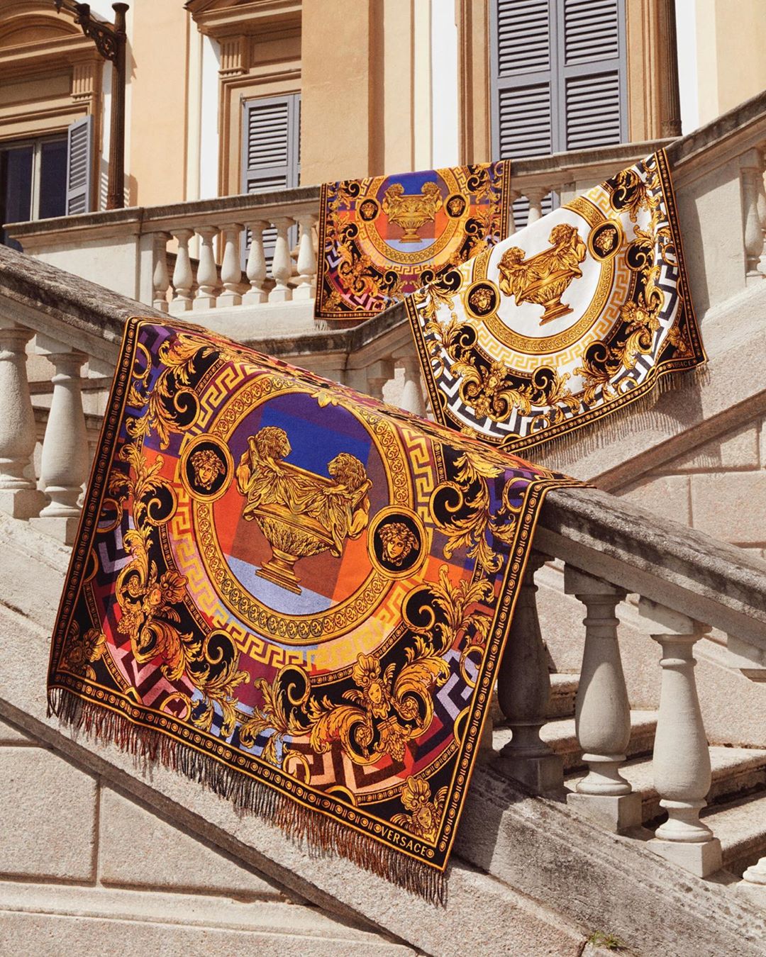 Versace - Hanging out - #VersaceHome takes over the Villa Reale. #AtHomeWithVersace