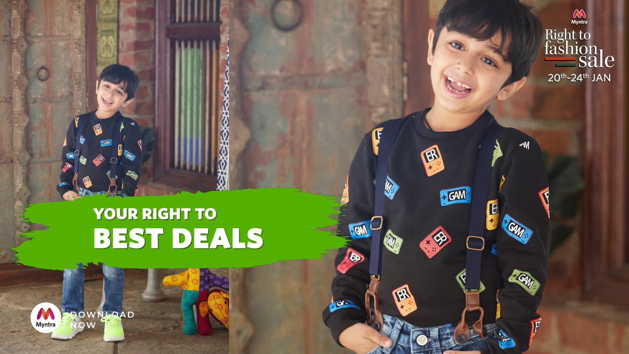 Myntra Right to Fashion Sale | Your Right To The Best of Fashion is Back at Great Prices