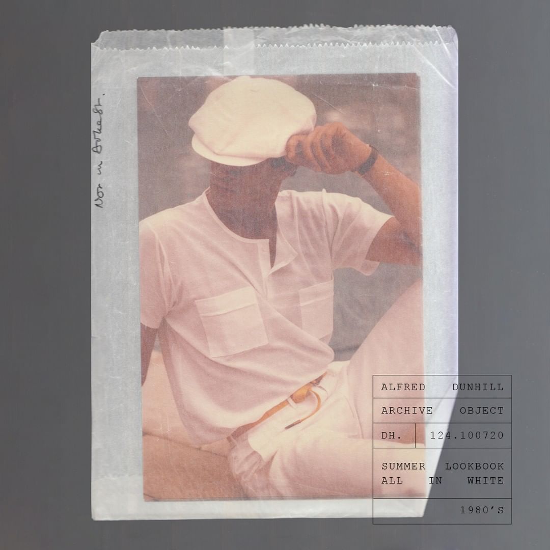 dunhill - DUNHILL ARCHIVE⁠
Summer evenings, all in white. Extract from a lookbook found in the House archive. #dunhill