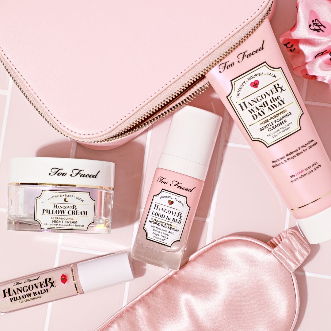 Too Faced Cosmetics - Bedtime routine essentials 🌙  Make the most of your beauty sleep with our hydrating and nourishing Hangover Good in Bed Serum. 💕 Tap to shop @sephora #tfhangover #toofaced