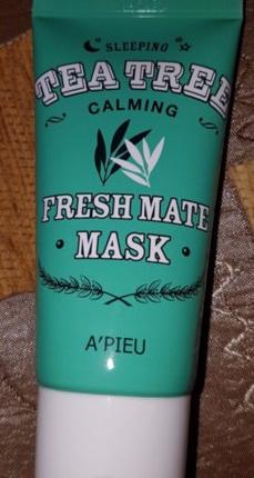 Ночная маска для лица A'Pieu Tea Tree Calming Fresh Mate Mask фото