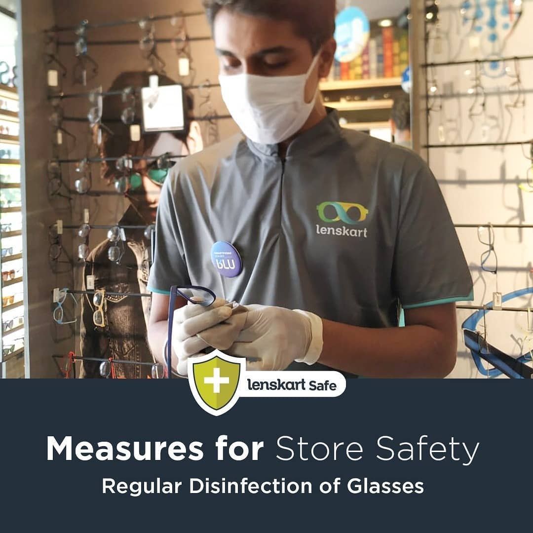 LENSKART. Stay Safe, Wear Safe - Don't hesitate to try out our frames. We've made sure they are 100% safe!

#ShopSafeWearSafe

#Mission2020 #2020Vision #LenskartEyewear #LiveInLenskart #StaySafeWearSa...