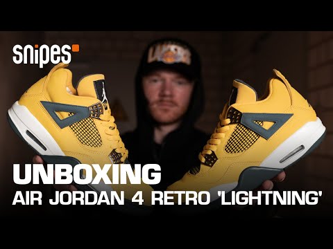 Air Jordan 4 Lightning⚡| Sneaker Unboxing !!