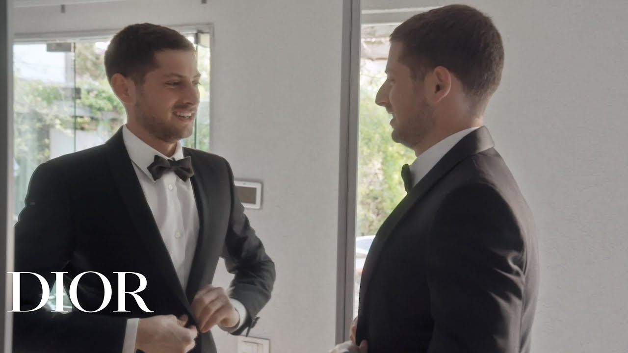 Amit Rahav Takes in Golden Globes in Dior Men's Tux