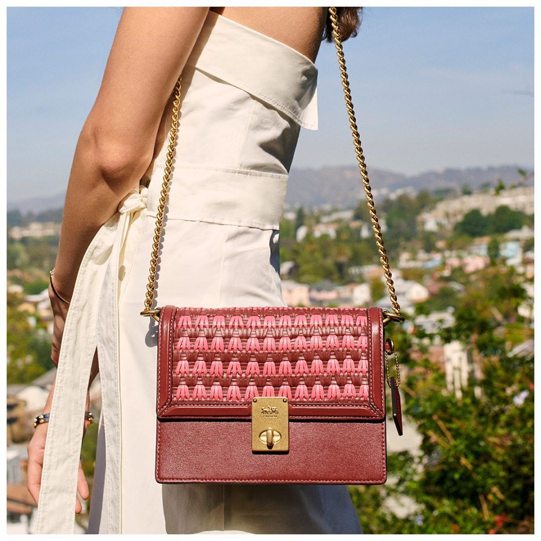 Coach - It’s show-it-off-on-your-shoulder season. Shop Hutton, now in new woven leather. #CoachNY
