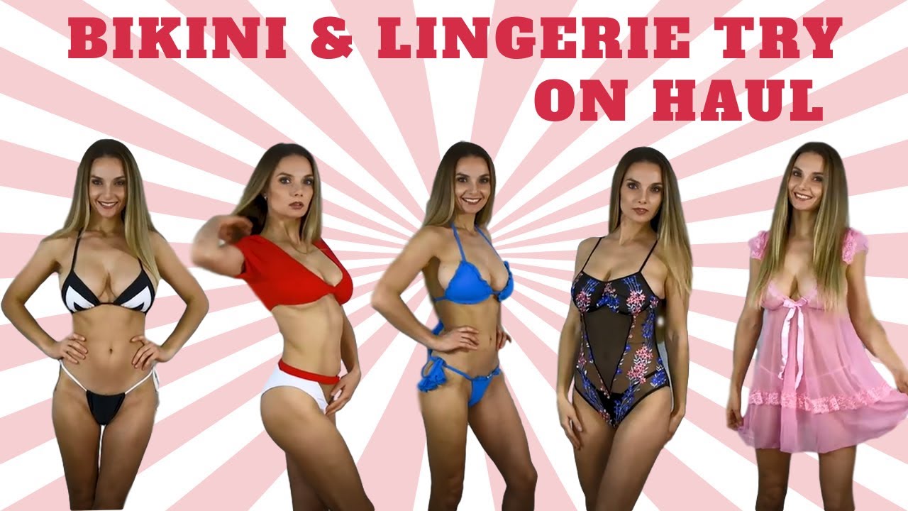 BIKINI AND LINGERIE TRY ON HAUL | XENIA CRUSHOVA| NEWCHIC 2020