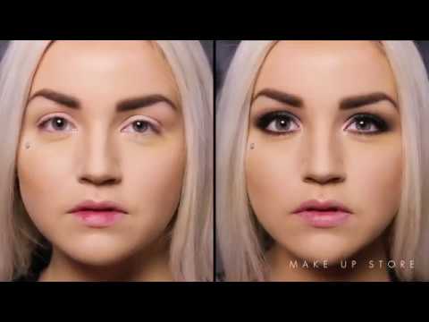 Макияж с накладными ресницами от Make Up Store