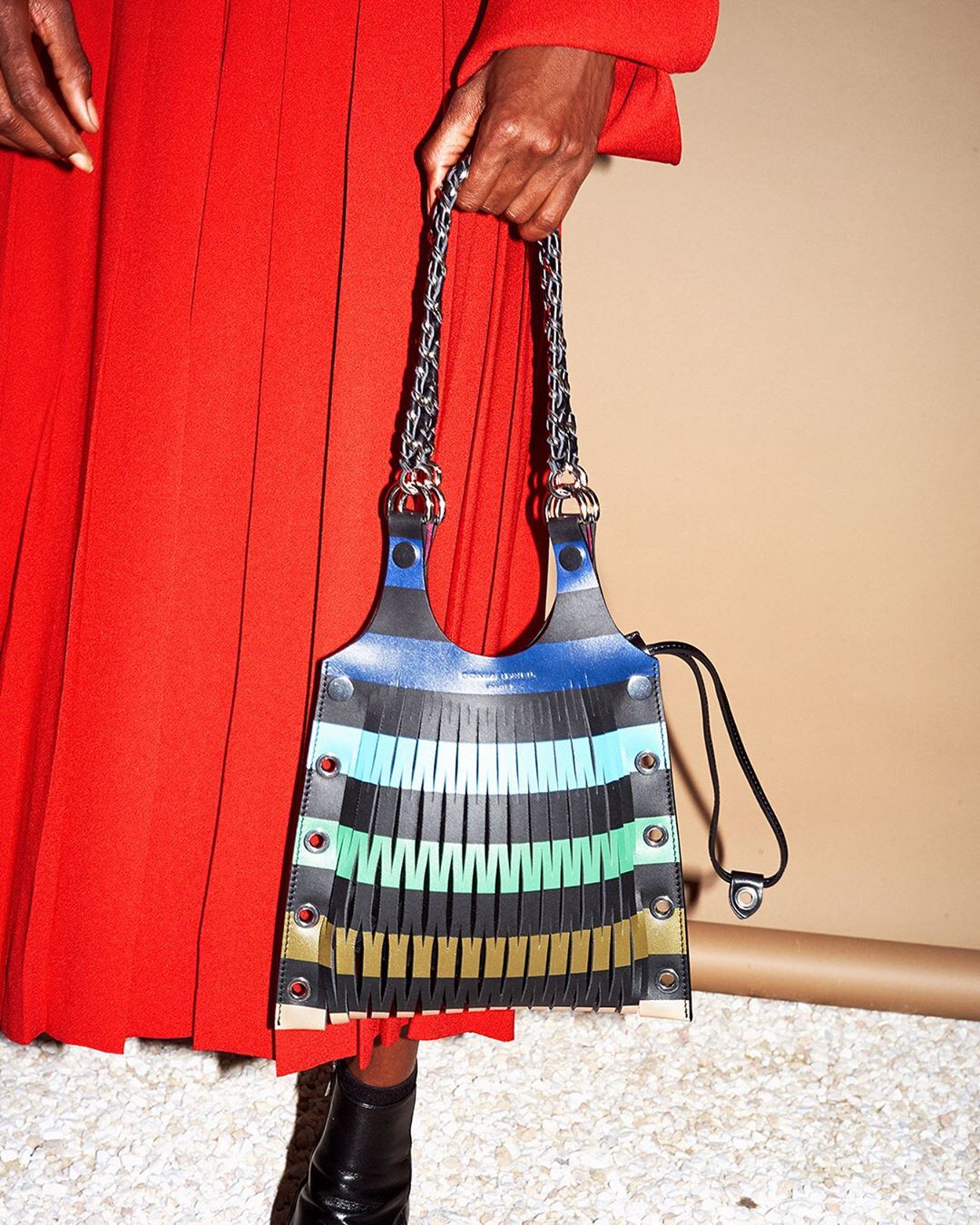 Sonia Rykiel - Never too colorful.	
#SoniaRykiel #FollowTheStripes #bag #colorful