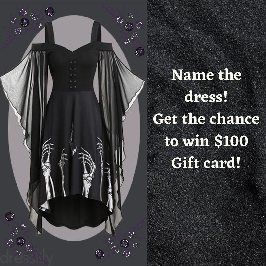 Dresslily - 🖤How would you name this dress? Leave a comment below and get the chance to win a $100 Gift card!!⁣
✨Find more gothic styles here>>>https://bit.ly/2P2e783⁣
❤️CODE: IG2020 [Get 22% off]⁣
#D...