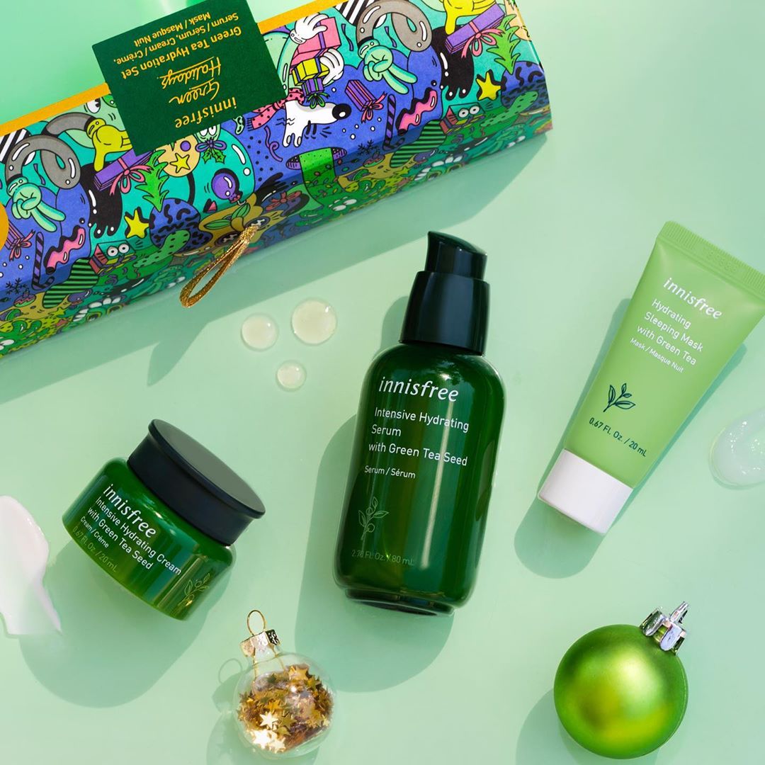 innisfree USA - Fall skin, meet hydrating Jeju Green Tea! 🌱🎁💚

Meet our Green Holidays Green Tea Hydration Set, $27 ($41 value!) 🌱

Get glowing, glass-skin with this three-piece Jeju green tea infused...