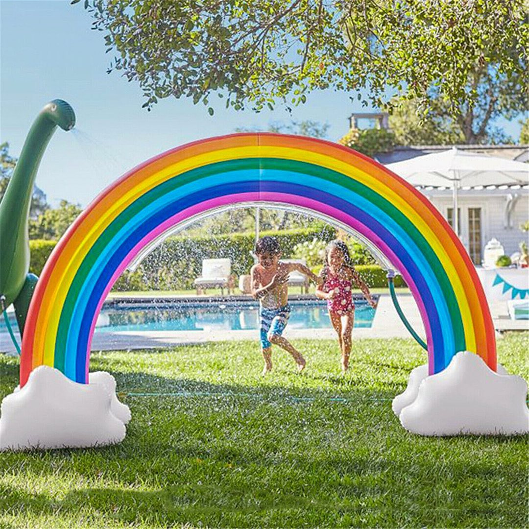 ebay.com - Forget the pot of gold at the end of the rainbow. We’ll take a cool backyard spritz with this giant sprinkler any day. ☀️🌡 #summerfun #funinthesun #ebayfinds