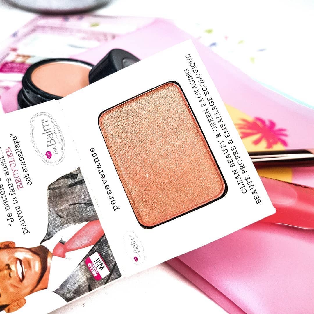 theBalm Cosmetics - You can find this clean formula blush shade in our NEW Will Power Blush Quad! Shade: Perseverance 
​
​Photo Cred: @annafaitsonblog