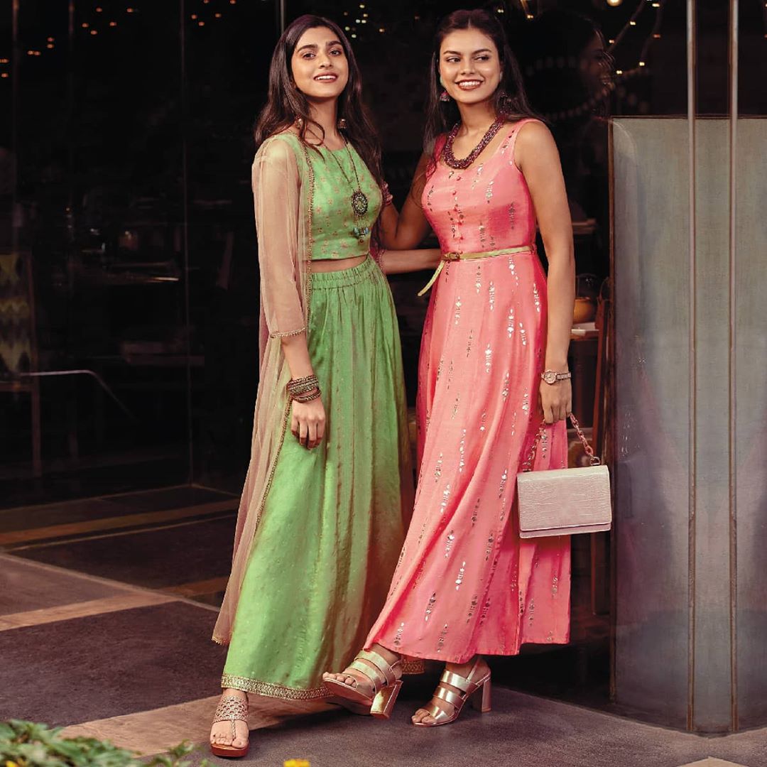 Lifestyle Store - Don't let the "new normal" dampen your spirits this Raksha Bandhan! Dress up in trendy fusion wear like these attires from Colour Me by Melange!
.
Gear up for the safest shopping exp...