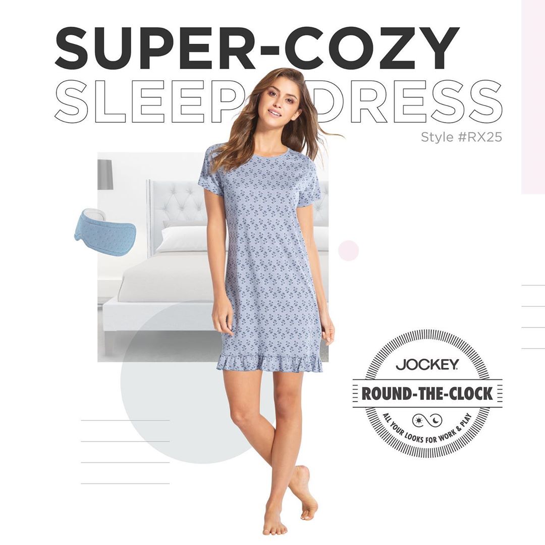 Jockey India - Turn on the style as you go to sleep. Add this cozy sleep dress to your night routine and experience absolute bliss.

#Jockey #JockeyIndia #JockeyRoundTheClock
#RoundTheClock #Comfort #...