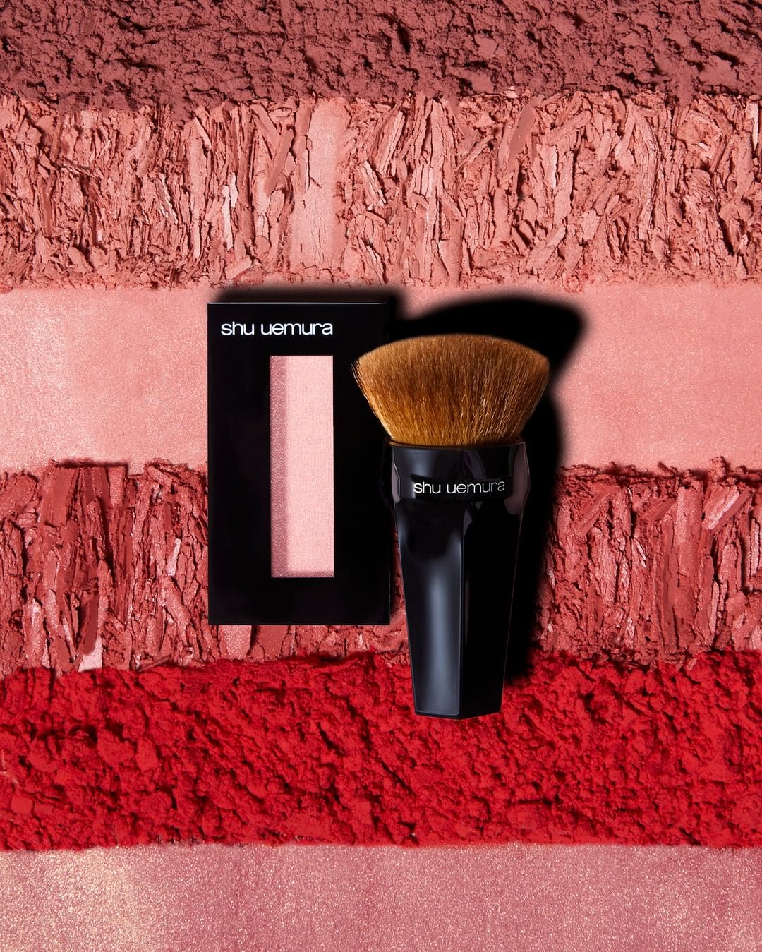 shu uemura - wear those summer sunsets on your cheeks.🌇 use the new petal 30R face brush, designed in japan by shu uemura international chief makeup artist and product designer yuji asano. #shuuemura...