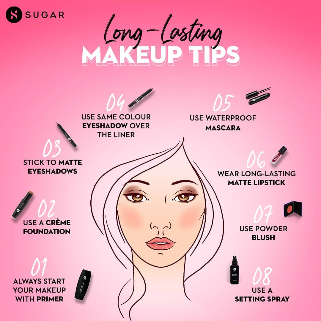 SUGAR Cosmetics - Here’s everything you can do to make your makeup lasts for long
.
.
💥 Visit the link in bio to shop now.
.⁠
.
#TrySUGAR #SUGARCosmetics #MakeupEssentials #Eyeshadow #Concealer #Lipst...