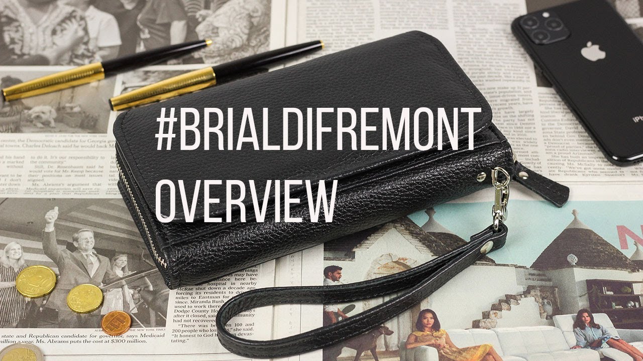 #Мужской #клатч с 41 карманом и отделом #BRIALDI #Fremont от #производителя