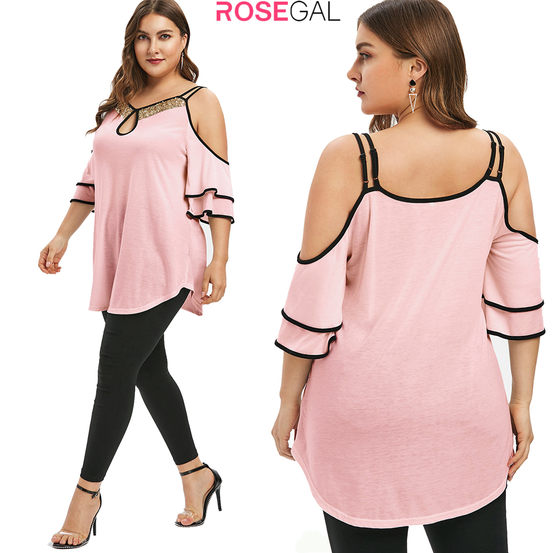 Rosegal - Let's Actively Join our Giveaway Event: https://bit.ly/3gdqucJ⁣
Plus Size Keyhole Open Shoulder Sequins T-shirt⁣
Tap to shop or shop via the bio link.⁣
Search: 396201208⁣
Use code: RGH20 to...