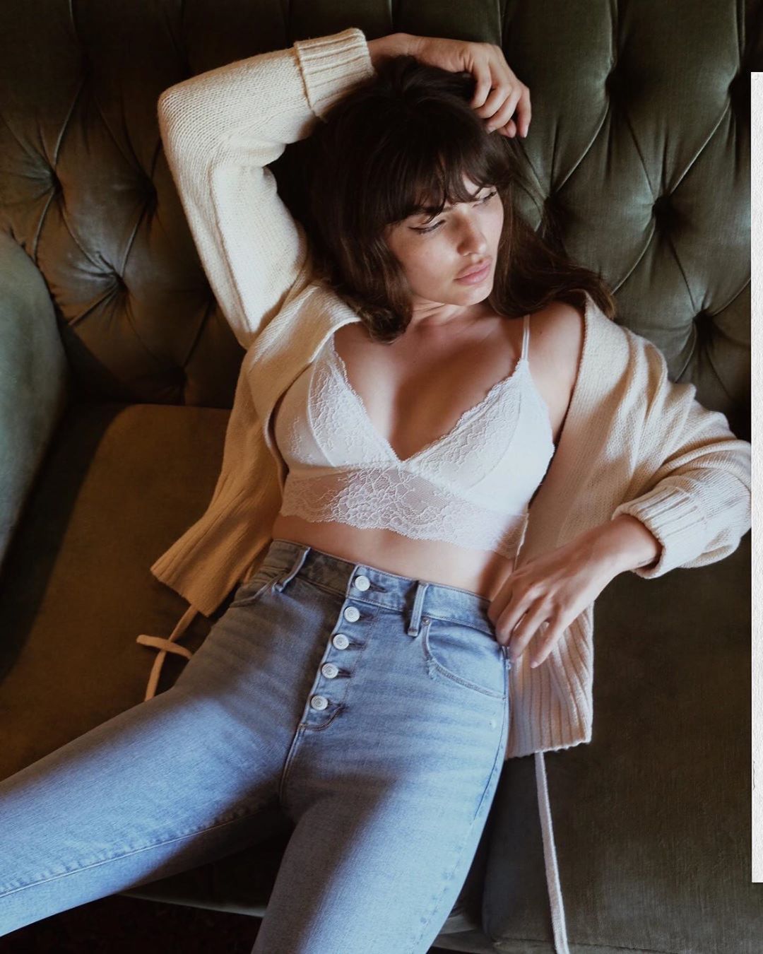 Abercrombie & Fitch - @luvalyssamiller and her partner & photographer @koreydane give us an intimate look at quarantine life in Abercrombie denim. Head to our stories to fall in love with a fit of you...