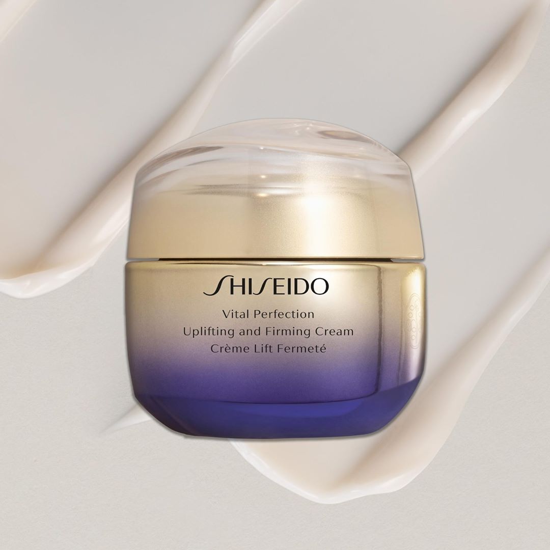 SHISEIDO - Lift, firm and brighten skin in just 4 weeks with #VitalPerfection Uplifting and Firming Cream. Exclusively formulated with KURENAI-TruLift Complex and #ReNeuraTechnology, the luxurious cre...