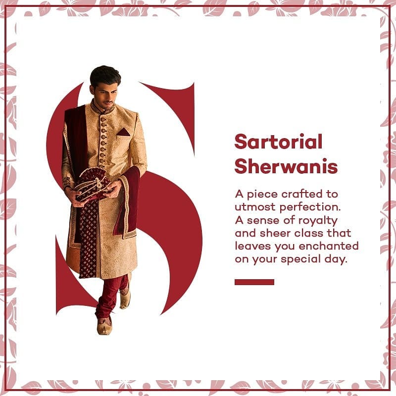 Manyavar - Have you seen something as effortless and classy as a sherwani? We guess not! Tell us what you think in the comments below. Check out all this and more by booking an appointment or shopping...