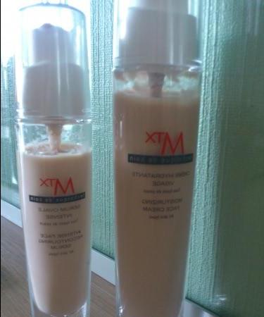 MTX ® Moisturizing face crem и Intense face recontouring serum - review