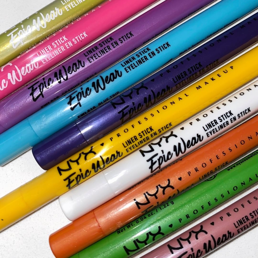 NYX Professional Makeup - Color at the tip of your hands 🌈✍️ Create endless looks with our new EPIC WEAR LINER STICKS 🙌 • #nyxcosmetics #nyxprofessionalmakeup #crueltyfreebeauty