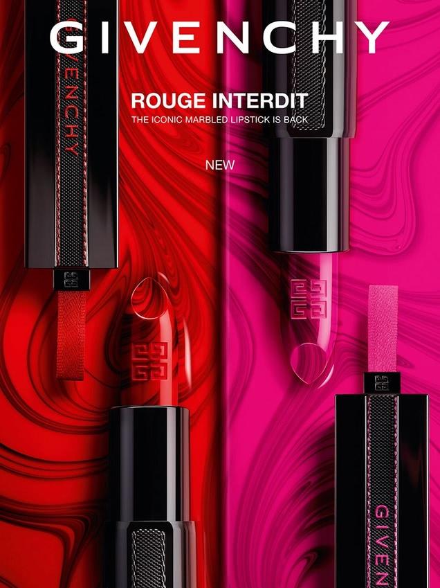 Произведение искусства: «Мраморная» помада для губ Givenchy Rouge Interdit Marbled Lipstick в оттенке 27 Rose Revelateur