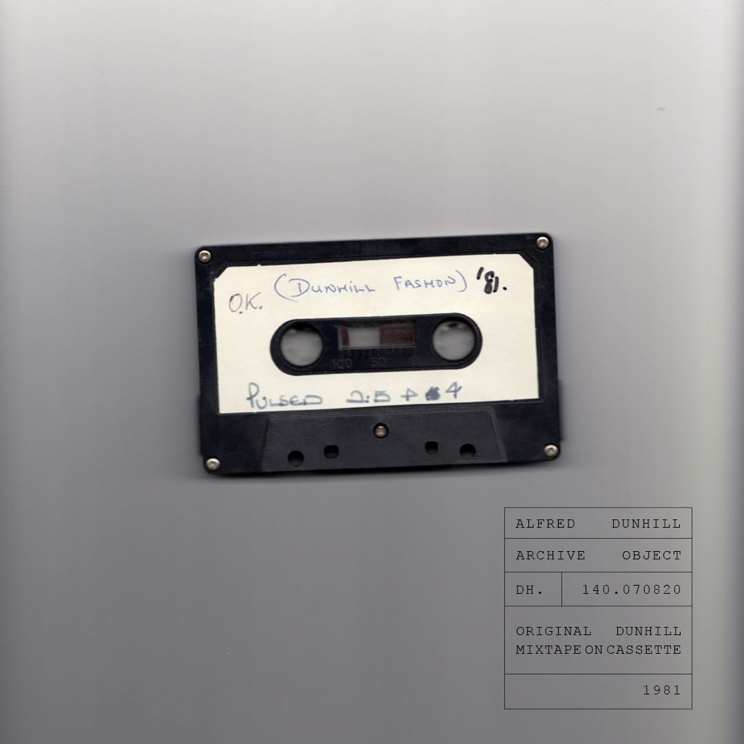 dunhill - DUNHILL ARCHIVE⁠
C60 standard/compact audio cassette tape from the archive containing the 1981 fashion campaign music. #dunhill