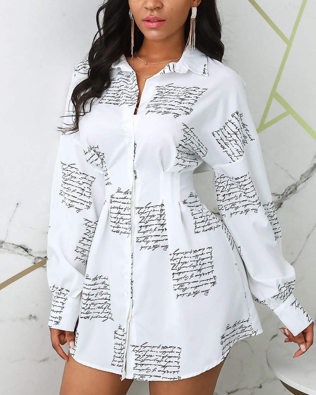 boutiquefeel_official - Sexy Shirt Dress Girl ⁠
Search SKU:LZW0270⁠
Shop Website : https://www.boutiquefeel.com⁠
 #style #ootd #love