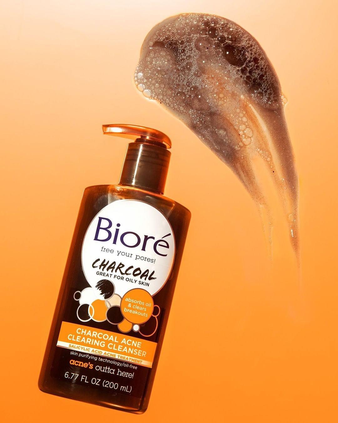 Bioré Skincare - Acne is cancelled! 👏 Get clearer skin with Bioré Charcoal Acne Cleanser in just 2 days!