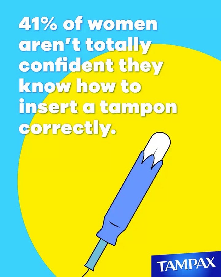 Tampax Tampons Official - Confidence is 🔑 and we are 100% confident that you shouldn't be able to feel your tampon - that's Step 1 in knowing you've inserted it correctly. But more to come on that soo...