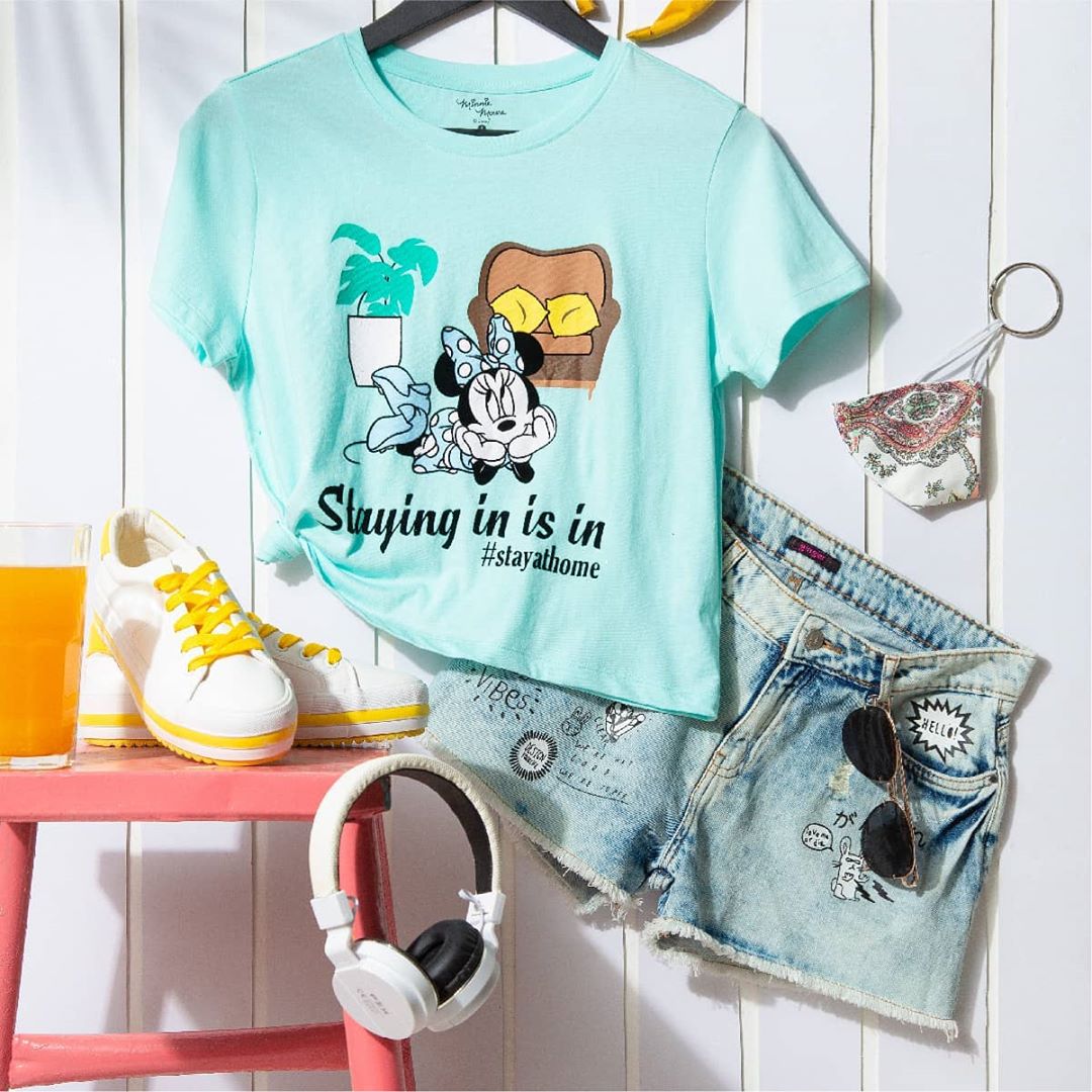 Lifestyle Store - Staying in has become more stylish than ever before! Grab these cute and fun tees and pair them with trendy typographic printed shorts from Ginger by Lifestyle.
.
Tap on the image to...