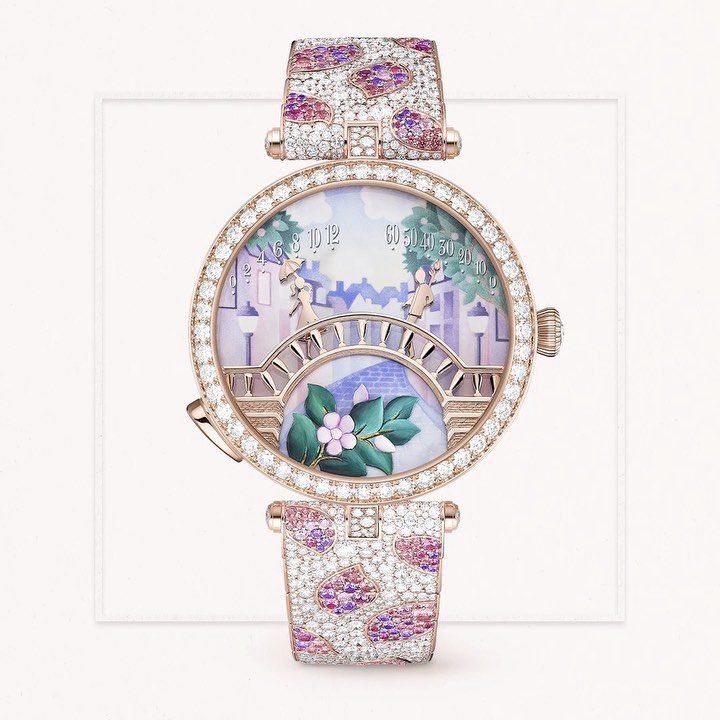 Van Cleef & Arpels - Faithful to the emotion they share, two lovers meet throughout the year. Season after season, the scenery changes but continues revealing its enchanting wonders. #VCApontdesamoure...