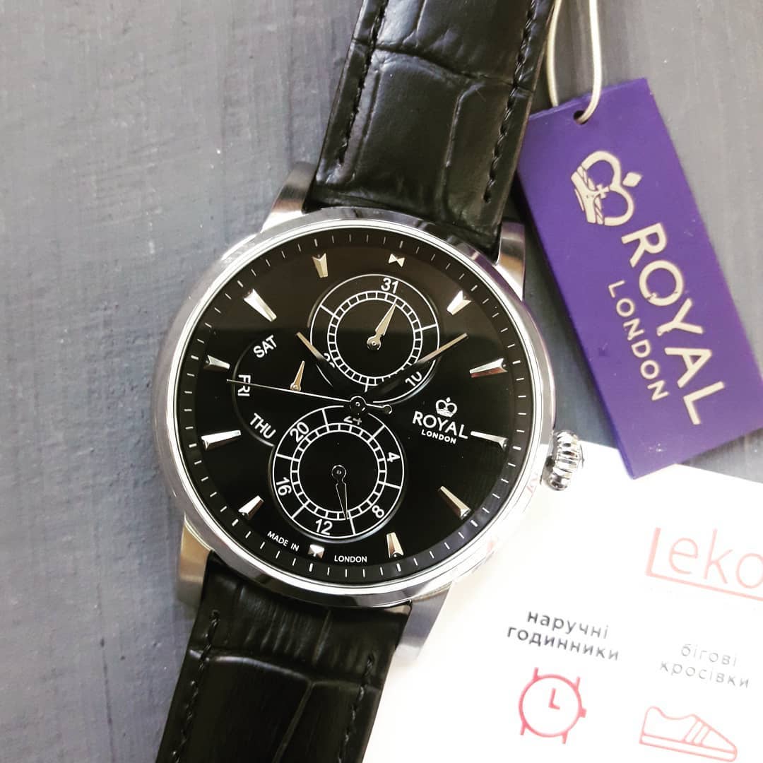 Lekos - Чоловічий годинник ⌚Royal London 41416-02 🔥
✔Оригінальний англійський годинник
✔Кварцевий механізм
✔Мінеральне скл
✔Шкіряний ремінець
✔Відображення дати
🏊‍♂️Водонепроникність 5 АТМ
🇺🇦Офіційна...