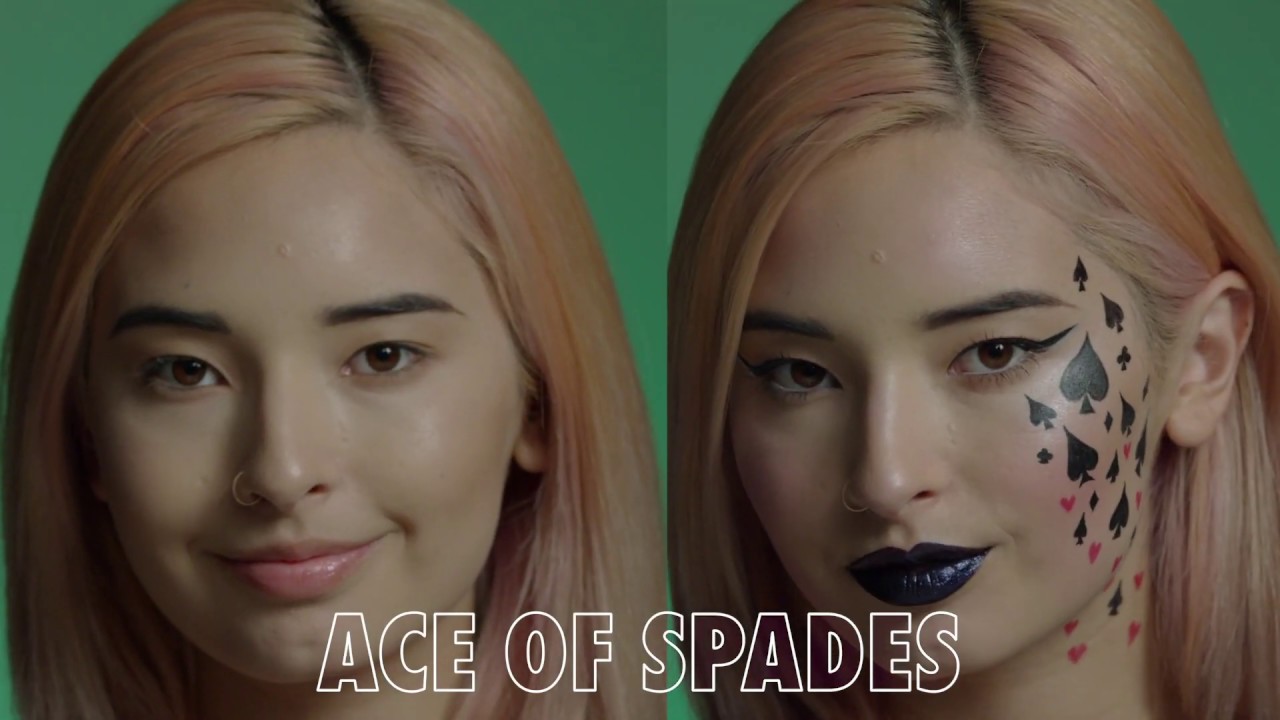 Easy Halloween Makeup look – ACE+SPADE |tutorial| #wonderlandafterdark @LAURA_MAKEUP