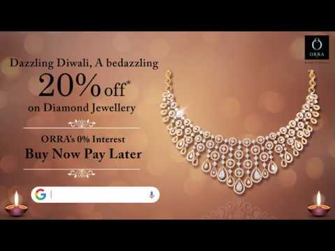 ORRA Diwali Offer - 20% Off on Diamond Jewellery