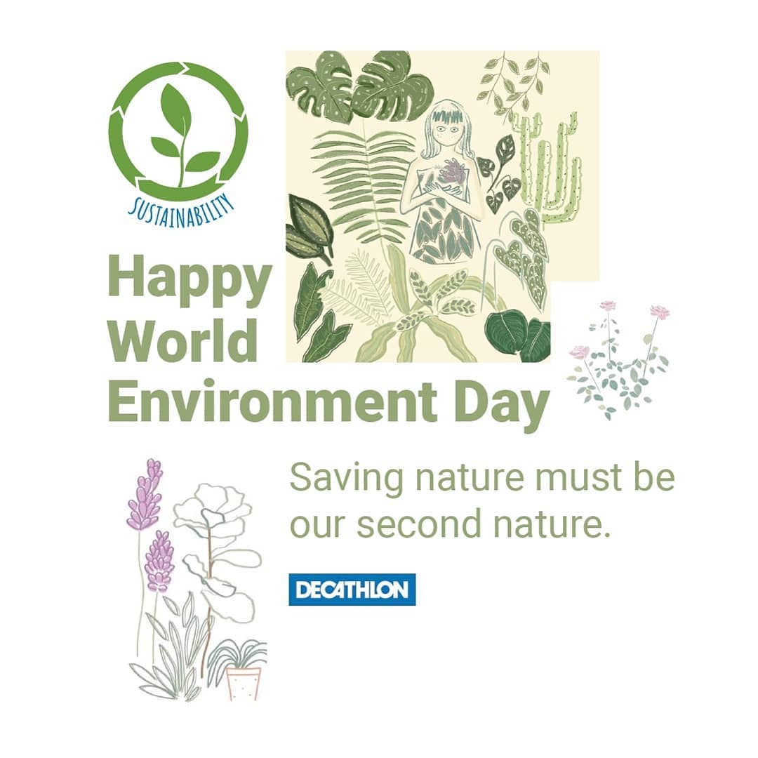 Decathlon Sports India - It’s World Environment Day. It’s that time of the year when we resolve to think of tomorrow and act today.

Illustration: @grabahiccup
#worldenvironmentday #sustainable #sport...